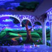 Флуоресцентная краска для различных поверхностей фото