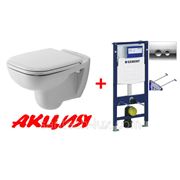 Комплект Платтенбау: унитаз Duravit, белый 22090900002+0067310000+ 458.162.11.1 фото