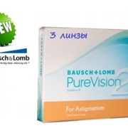 Торические линзы для астигматизма Pure Vision 2 Astigmatism (1 шт.) фото