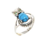 Кольца из серебра 100342 МУРЗИК фото