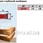 Код товара: 2210 ( H14 A18 ) 2х перьевая фреза для глубокой выборки фото