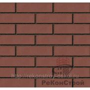 Кирпич облицовочный Голицынский, темно-терракотовый, гладкий, одинарный, 1 НФ, F-100. Утолщенная стенка 20 мм! фото