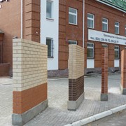 Кладка из керамического кирпича фото