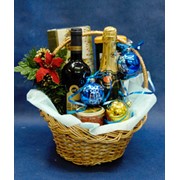 Новогодняя подарочная корзина “Зимнее настроение“ фото