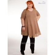 Туника 1692 Бежевый цвет фото
