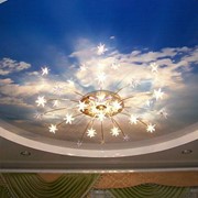 Двухуровневые потолки фото