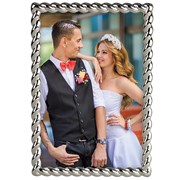 Фоторамка Hofmann 13*18 металл 1018 Silver Plated фото