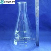 Коническая колба 5000 мл, шлиф горла 45/40 мм фото