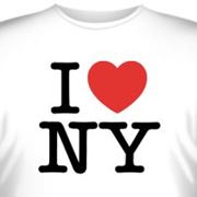 Футболка I love New York фото