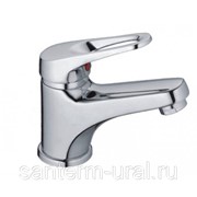 Смеситель для раковины HAIBA HB1013-K 35 мм короткий излив литой корпус фото