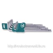 Комплект угловых ключей с центрированным штифтом extra long torx jonnesway h08s110s фото