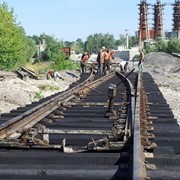 Ремонт подъезных железнодорожных путей и стрелочных переводов фото