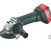 Аккумуляторная угловая шлифовальная машина metabo w 18 ltx 125, 18 вольт фото