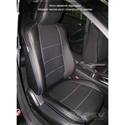Чехлы Mazda 6 13г чер-бел эко-кожа Оригинал фото
