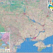 Автокарта. Україна. Європа фото