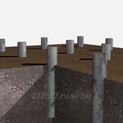 Буронабивные, бетонные сваи - недорогой фундамент для вашего дома. фото