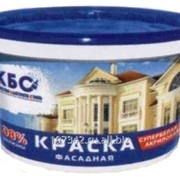 Краска фасадная “SUPER“ акриловая белая 98% фото