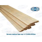 Вагонка хвойная Евро сорт А 12,5х96/88х3000мм 2,88/2,64 м.кв/10шт/уп фото