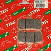 ТОРМОЗНЫЕ КОЛОДКИ TRW MCB593SV фото