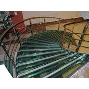 Стеклянные лестницы фото