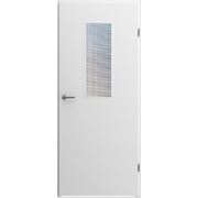 Дверь металлическая противопожарная одностворчатая остекленная EIS-60 2400х1000 фото