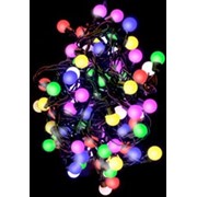 Светодиодная гирлянда шарики RGB-50, 7.5 м фото