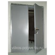 Противопожарная дверь двустворчатая фото