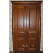 Дверь из массива дуба фото