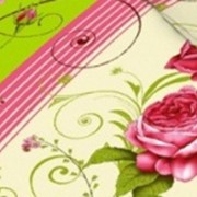 Ткань постельная Бязь 100 гр/м2 150 см Набивная Ренессанс салатовый/S536 TDT фото