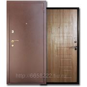 Дверь металлическая ЮГ-02 Светлый орех фото