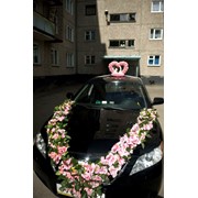 Свадебные украшения для машин фото
