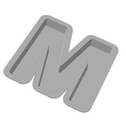 Вакуум — формованные буквы стандартных шрифтов. фото