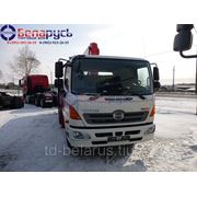 хино hino 500 Series GD8JMSA бортовая платформа с краном-манипулятором с КМУ юник unik 544 фото