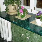 Подоконники из искусственного камня фото