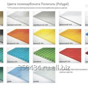 Сотовый поликарбонат 2100*6000*10мм Цветной фото
