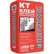 Клеящий раствор для укладки теплоизоляционных плит Петромикс “КТ“ фото