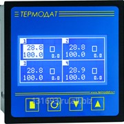Измеритель-архиватор температуры Термодат-17Е5 - 2 универсальных входа, 1 дискретный вход, 2 симисторных выхода, 1 реле, интерфейс RS485, архивная память фото