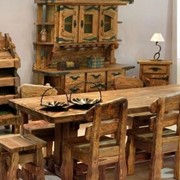 Комплект кухонный из массива сосны фото