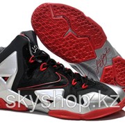 Кроссовки Nike LeBron XI 11 Black Red Elite 2014 40-46 Код LBXI14 фото