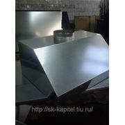 Зонт вытяжной пристенный оцинкованный 800х1000 без жироуловителя фото