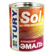 ЭМАЛЬ АЛКИДНАЯ «TURY» ПФ-115 SOL УНИВЕРСАЛ ГОСТ Р51691-2008 разл. цвета фото