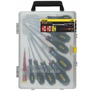 Отвертки Stanley FatMax набор из10 шт. шлиц+(PH)+ пробник в кейсе 0-65-439 фото
