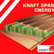 Сэндвич-панель энергосберегающая Kraft SPAN ENERGY. Кровельная фото