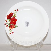 Миска 200 гр8 Красный цветок с063 фото