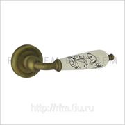 Дверная ручка на розетке SINFONIA. Арт. ИМФОНИЯ) Артикул. 811/B OGR+CHIARO+P4 фото