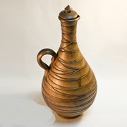 Глиняная бутылка фото