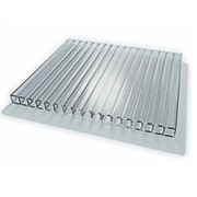 Сотовый поликарбонат 32 мм прозрачный Novattro 2,1x12 м (25,2 кв,м), лист фото