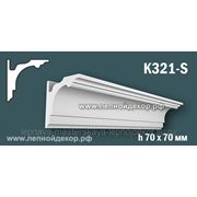 Гипсовый карниз для скрытого освещения K321-S фото