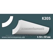 Гипсовый карниз без орнамента – К305 фото
