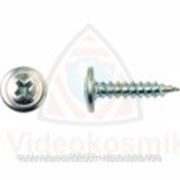 Саморезы 4,2x19 мм - Саморез 4,2x19 мм, c полусферической головкой и мелким шагом с прессшайбой, Omax фото
